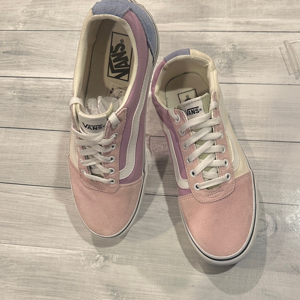 Vans Sz 9.5 Women's Ward Vulcanized Rubber Platform Sneakers - Picture 4 of 12